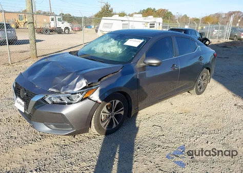 2020 Nissan Sentra Sv Xtronic Cvt z USA, uszkodzony, nr VIN 3N1AB8CVXLY229545